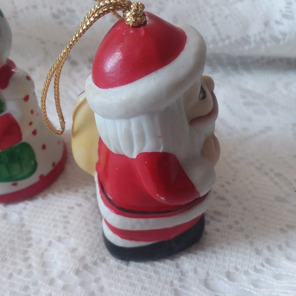 Vintage Santa and Mrs Clause Christmas Ornaments - Picture 6 of 6